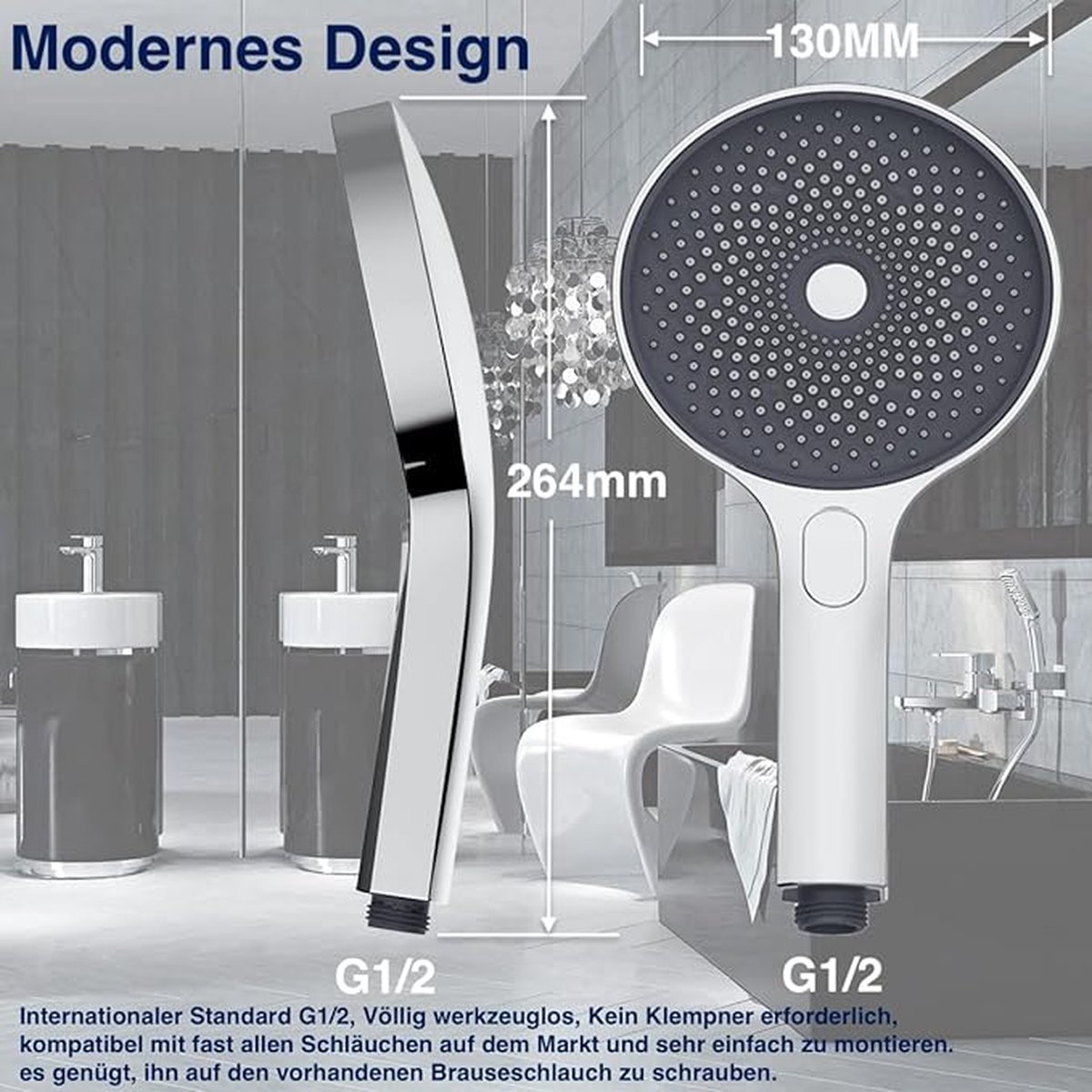 douchekop - Shower head, hand shower - handdouche