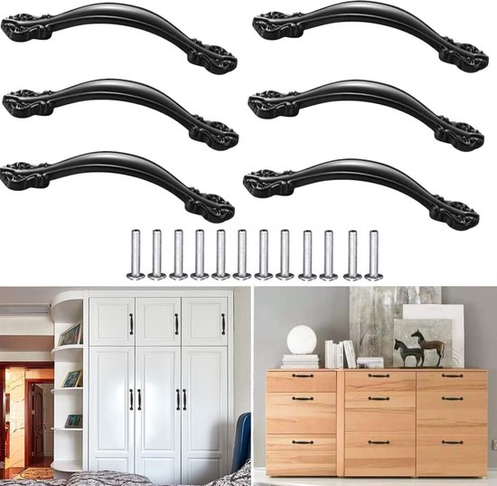 JNRFTY 10 stuks handgrepen voor keukenkasten, laden, slaapkamermeubels, gatafstand 128 mm, van aluminium, zilverkleurig