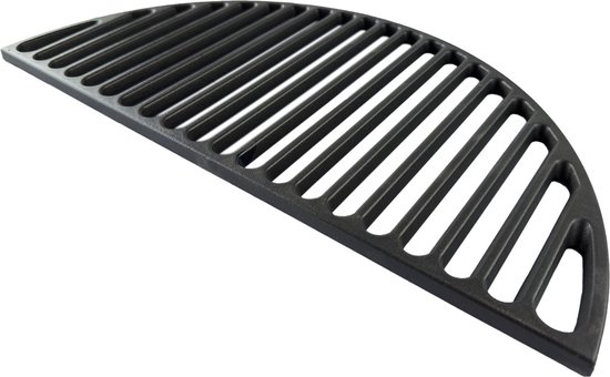 Grill Guru Cast Iron Half Moon Grill - Large - Gietijzeren rooster - Halve maan