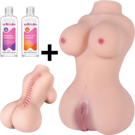 Foto: Eroticon lena bundel sexpop voor mannen inclusief glijmiddel toycleaner grote borsten billen masturbator voor anaal vaginaal gebruik sekspop neukpop lovedoll realdoll sex poppen sex lichaam vele extra s