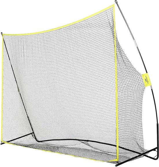 Foto: Podiumax golf slag net 305x213cm draagbaar oefennet voor tuin en huis incl draagtas