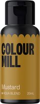 Colour Mill Aqua Blend Voedingskleurstof op Waterbasis - Mustard - 20 ml