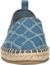 La Strada® Dames Loafers & Espadrilles - Stof - Blauw - Maat 38
