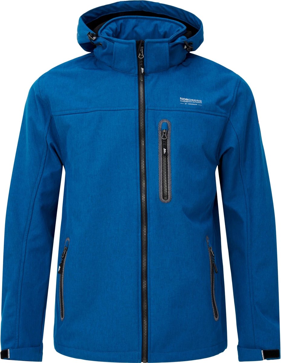 Nordberg Nils Heren Softshell Ms06501-pt - Kleur Blauw - Maat M