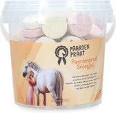 Paardenpraat Paardensnoepjes - Overheerlijke traktatie voor je paard - Aardbei Banaan Mint & Appel - 100 Stuks