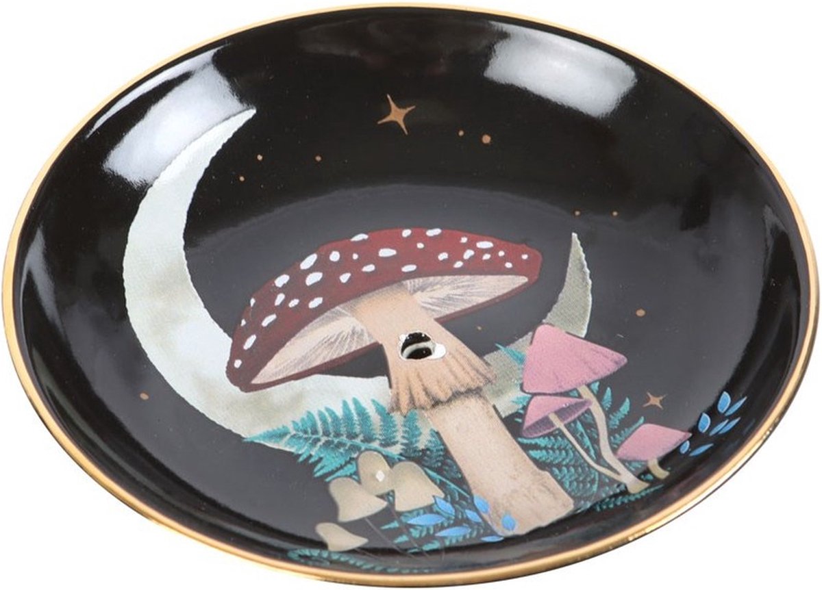 Something Different - Forest Mushroom Ceramic Wierookhouder - Multicolours