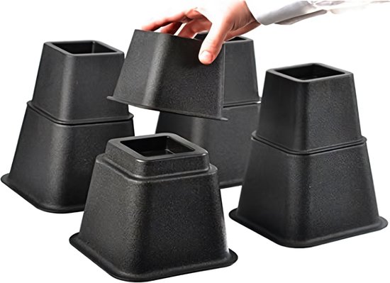 Secucare bed/meubelverhoger H= 8/13/21 cm zwart kopen? Meubelpoten