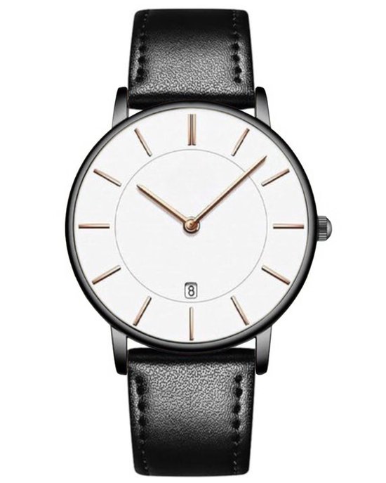 Tyme Horloge - Heren - 39.5mm - Wit - Horloges voor Mannen - Cadeauverpakking