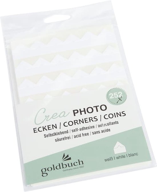 GOLDBUCH GOL-83082 Crea coins photo BLANC 252 pcs