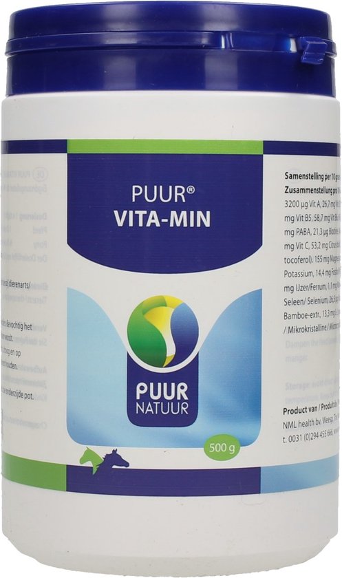 Foto: Puur natuur puur natuur vita min vitaminen en mineralen voor paard en pony