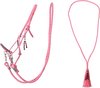 QHP - Touwhalster - Combi Neckrope - Liberty - Flamingo Pink - Shet