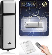 Asawa® - Afluisterapparatuur - USB 16GB - USB Stick Afluisterapparaat - Voice Recorder - Spy Recorder - Dictafoon - Afluisteren & Opnemen