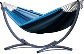 Hangmat met standaard - 1 persoons - EXTRA STABIEL frame tot 120 kg - Compact