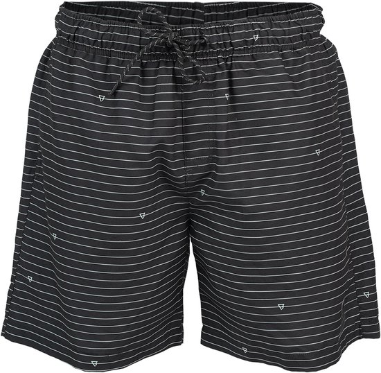 Brunotti Cruneco-Stripe Short de bain pour homme - Maillot de bain - Zwart - XL