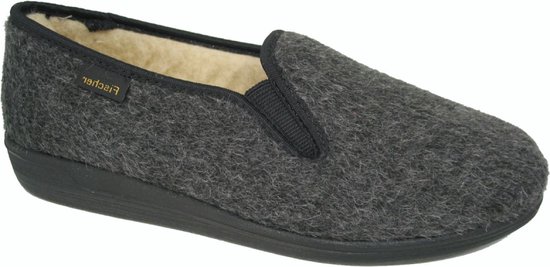 Fischer 0802 90 Zwarte Heren Slippers Fischer 0802 90 Zwarte Heren Slippers