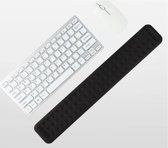 FlexyStands™ - Muis mat - Muismat - Polssteun toetsenbord - Polssteun ergonomisch - Polssteun toetsenbord gel - Polssteun computer - Polssteun toetsenbord en muis van gel - Ergonomische polssteun set - Thuiswerken - Thuiswerkplek - Zwart.