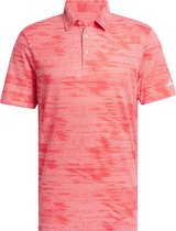 adidas Performance Ultimate365 Textured Stripe Poloshirt - Heren - Roze- L