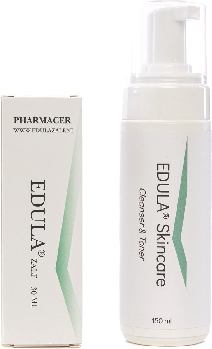 Combi: Edula® Zalf 30 ML - Littekencrème - Littekenzalf - Huidzalf + Cleanser & Toner