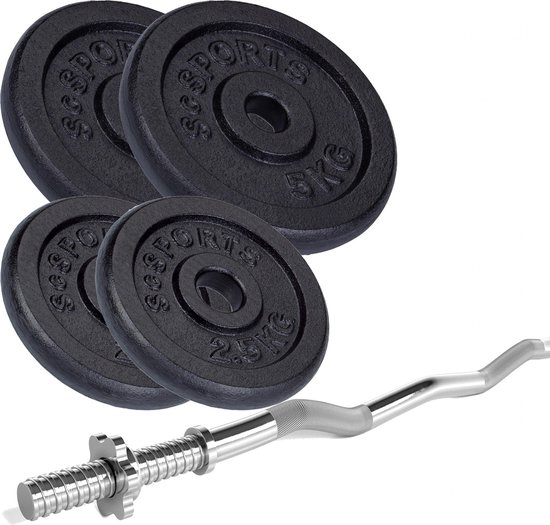 Pesas Y Mancuernas MALETIN SET DE MANCUERNAS ATHLETIC 20KG