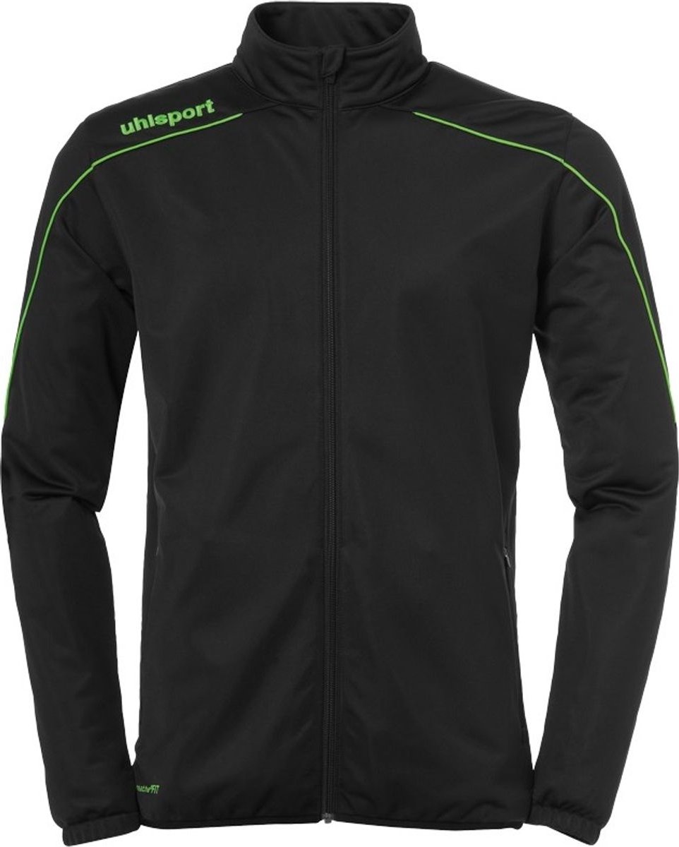 Uhlsport Stream 22 Polyestervest Kinderen - Zwart / Fluo Groen | Maat: 152