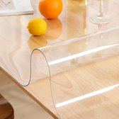 tafelkleed transparent - hoogwaardig tafelkleed gemakkelijk schoon te maken en afwasbaar 80 x 100 cm