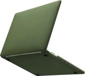 Laptophoes - Geschikt voor MacBook Pro Hoes Case -13 inch - A1989 (2018) - Diep Groen