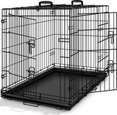 Caisse pour chat - Cage pour chat - Enclos pour chat - Maison pour chat - 70x50cm - Zwart