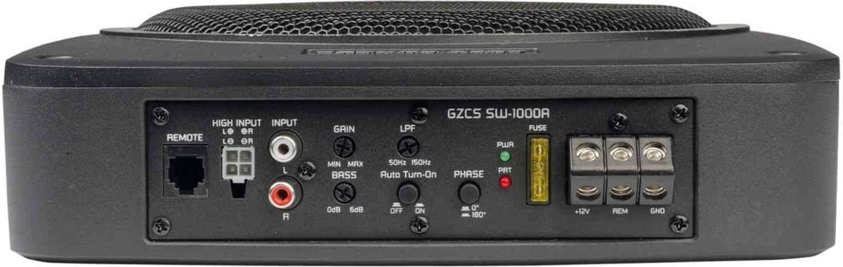 GroundZero GZCS SW-1000A - Autosubwoofer - 25 cm - Actieve Subwoofer Auto - Underseat - 210W – foto 2