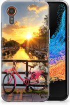 Hoesje maken Geschikt voor Samsung Galaxy Xcover 7 Telefoonhoesje Amsterdamse Grachten
