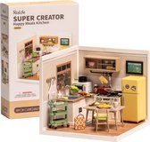 Robotime Rolife Happy Meals Kitchen - DW008 - Knutselen - DIY - Miniatuur - Hobby - Miniatuurhuisje - Creatief