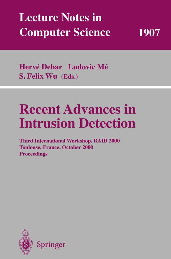 Recent Advances in Intrusion Detection - cover