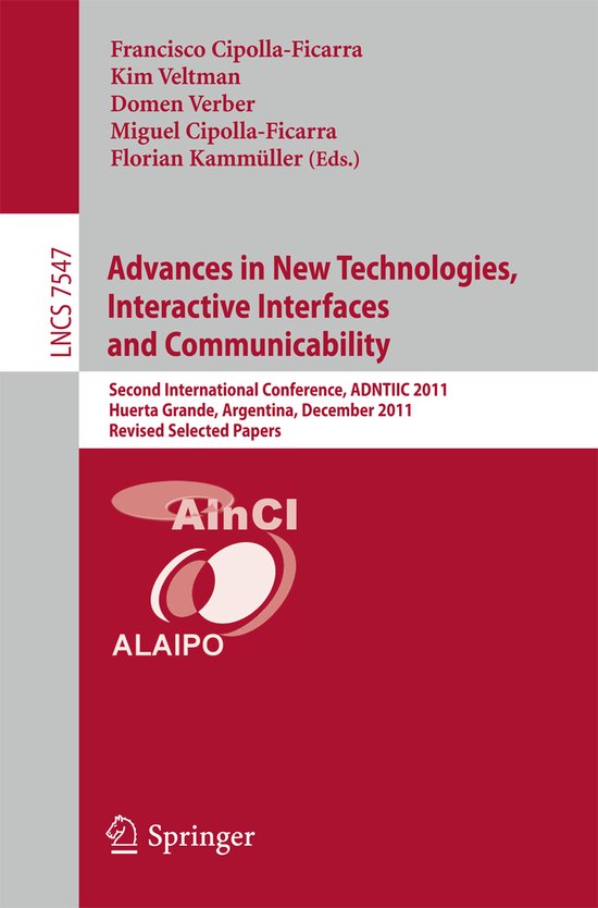 Advances in New Technologies, Interactive Interfaces and Com ... - cover