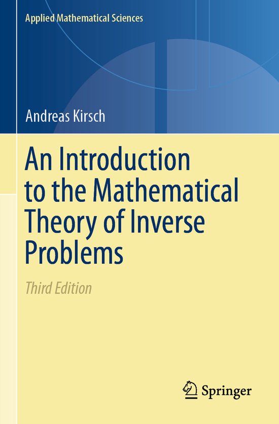 An Introduction to the Mathematical Theory of Inverse Proble ... - cover