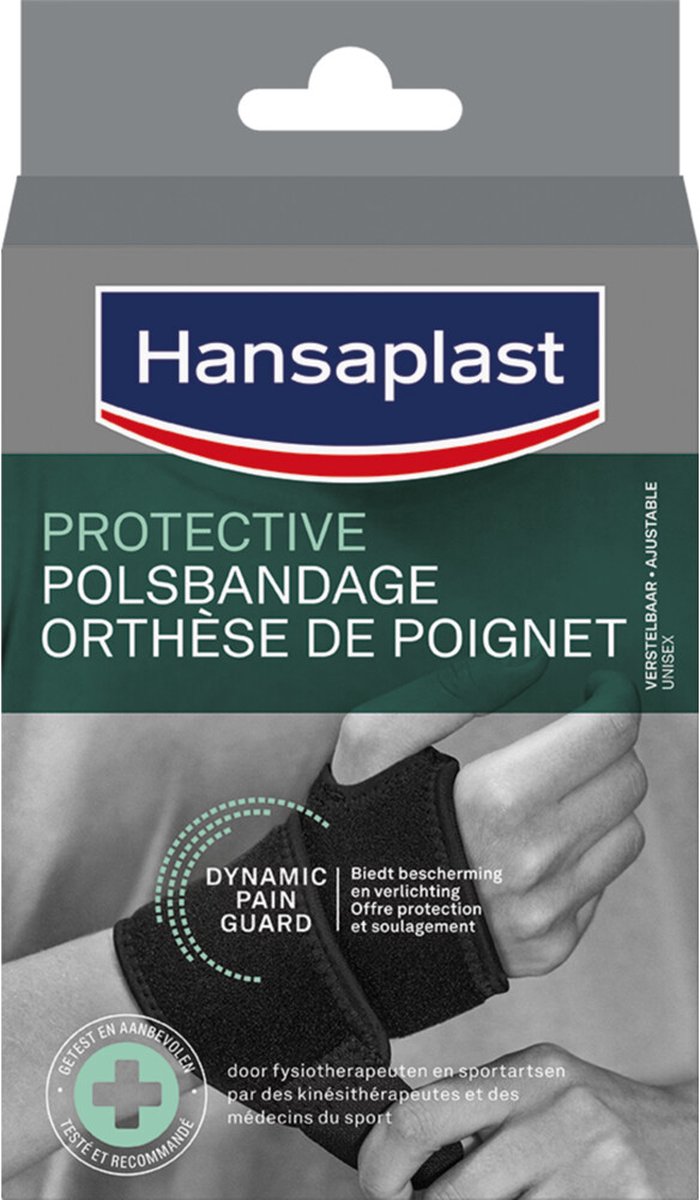 Hansaplast Sport Verstelbare Neopreen Polsbandage - 6 x - Voordeelverpakking