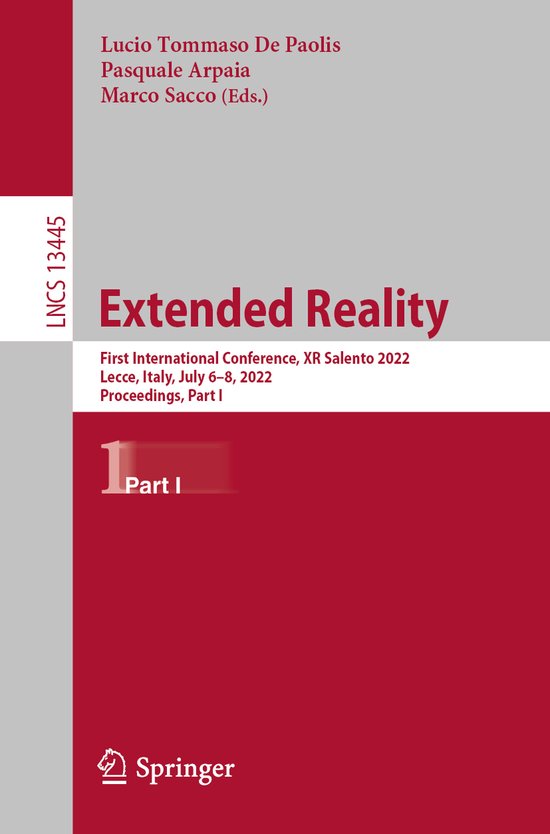 Lecture Notes in Computer Science13445- Extended Reality - cover
