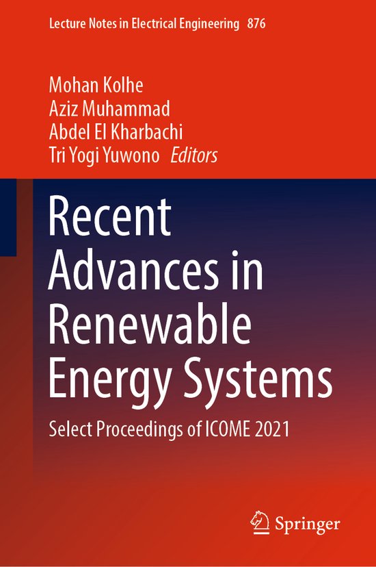Lecture Notes in Electrical Engineering- Recent Advances in Renewable ...