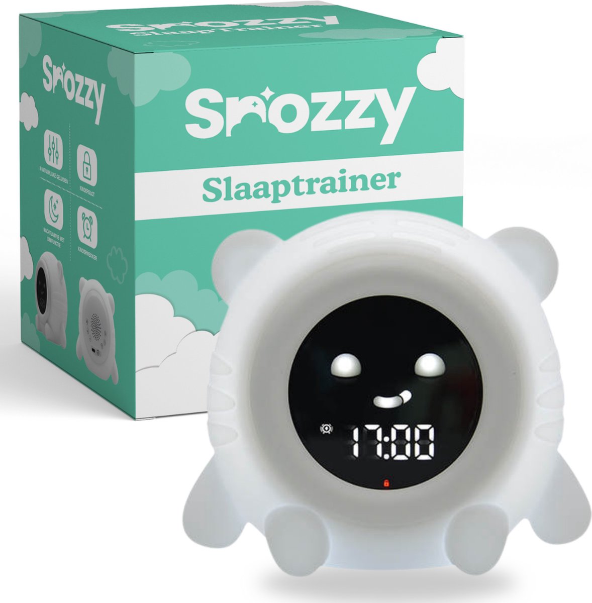 Bol.com Snozzy® - Slaaptrainer Kinderen – Kinderwekker – Slaapwekker – Nachtlampje kinderen aanbieding