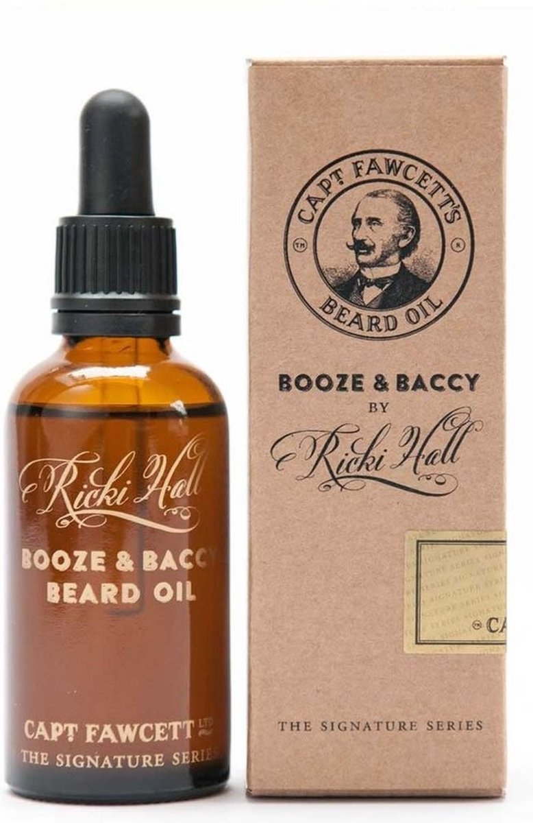 Captain Fawcett Booze & Baccy Baardolie (50ml)