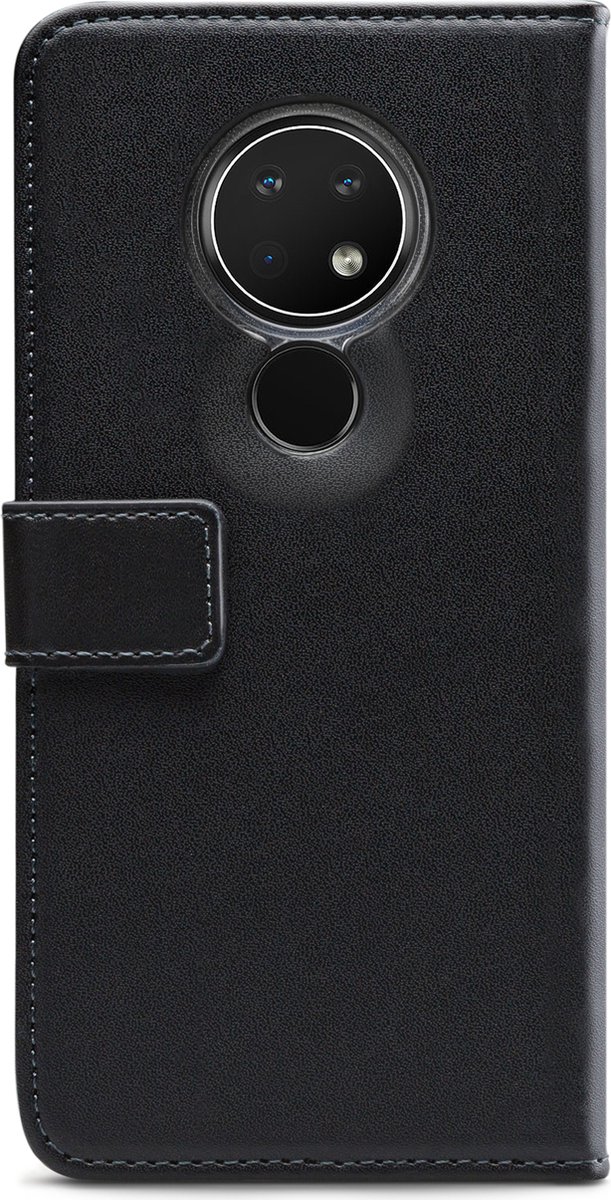 Mobilize Telefoonhoesje geschikt voor Nokia 7.2 Hoesje | Mobilize Classic Gelly Wallet Bookcase Portemonnee | Pasjeshouder voor 2 Pasjes | Telefoonhoesje voor Pinpas / OV Kaart / Rijbewijs - Zwart