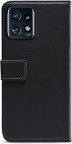 Mobilize Telefoonhoesje geschikt voor Motorola Edge 40 Pro Hoesje | Mobilize Classic Gelly Wallet Bookcase Portemonnee | Pasjeshouder voor 2 Pasjes | Telefoonhoesje voor Pinpas / OV Kaart / Rijbewijs - Zwart