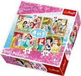 Trefl Disney princess puzzleset 4in1 - 207 delig