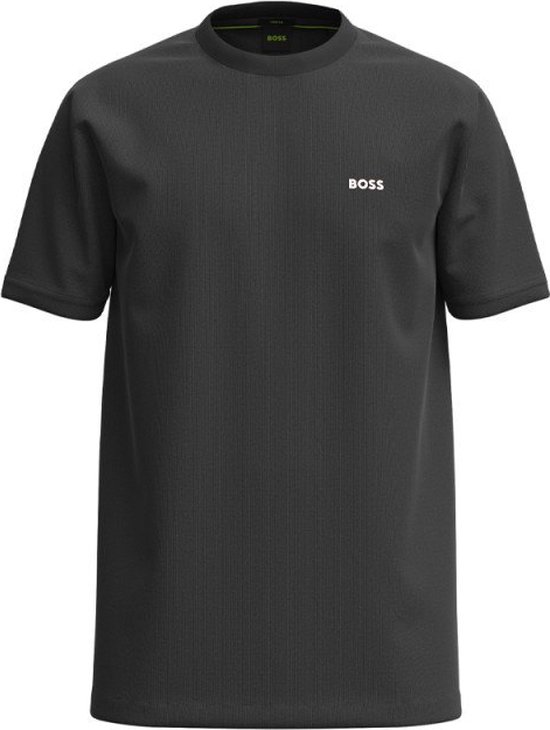 Boss 10256064 T-shirt Met Korte Mouwen Zwart XL Man
