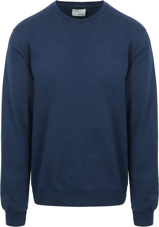 Colorful Standard - Sweater Donkerblauw - Heren - Maat L - Regular-fit