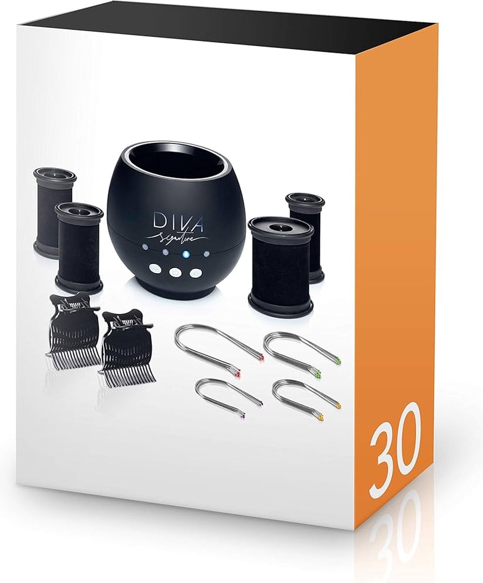 Salon-Services DIVA Pro POD SET Verwarmingssysteem met Krulrollers - afbeelding 2