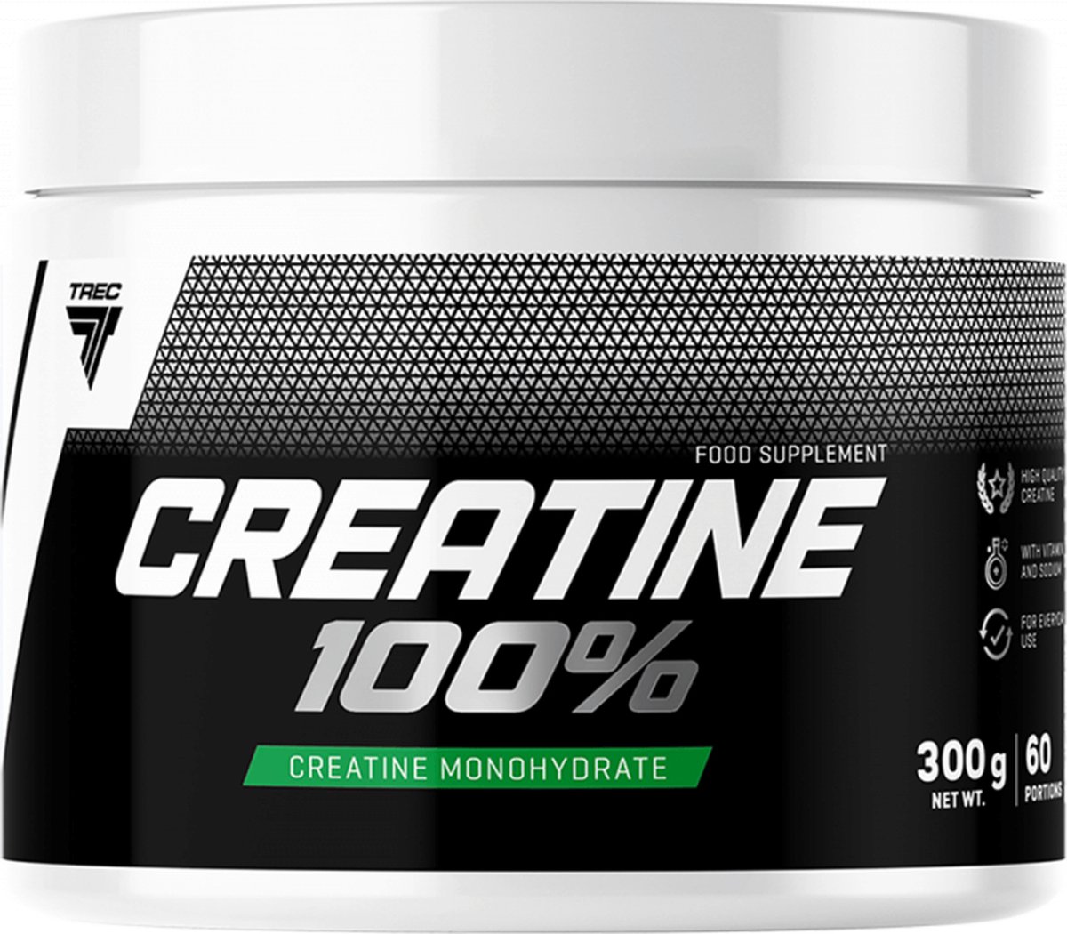 Goedkoopste 100 CREATINE MONOHYDRAAT - TREC NUTRITION - POEDER - 300G