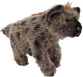 Pia Soft Toys Knuffeldier Hyena - zachte pluche stof - grijs - kwaliteit knuffels - 26 cm - lopend