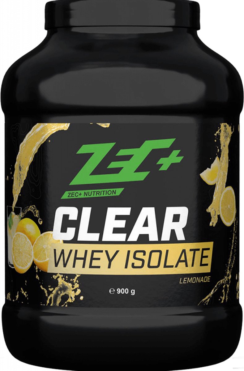 Zec+ Clear Whey Isolate (900g) Lemonade - Eiwitten - Helder eiwit