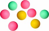 Ballons de plage en caoutchouc premium de couleur néon - 8x pièces - diamètre 4 cm - balles de rechange