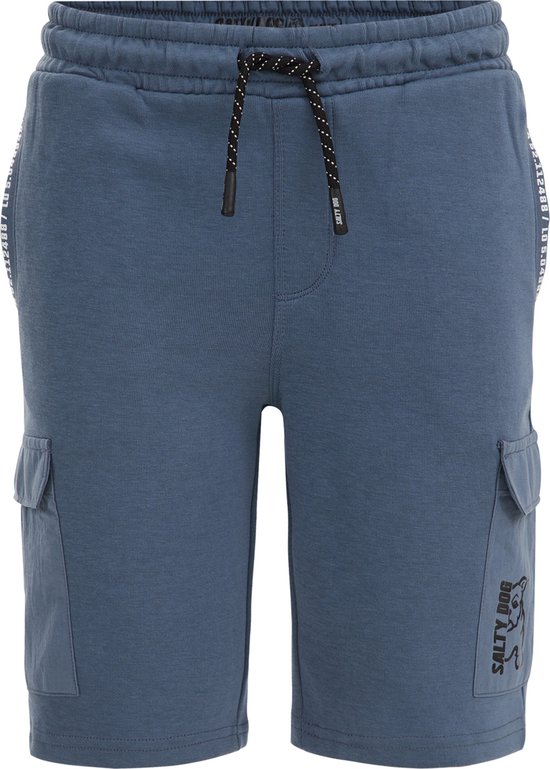 WE Fashion Jongens sweatshort met cargozakken