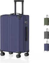 Voyagoux® - Handbagage Reiskoffer - 39L - Koffers - Reiskoffer met wielen - Donkerblauw - TSA Slot